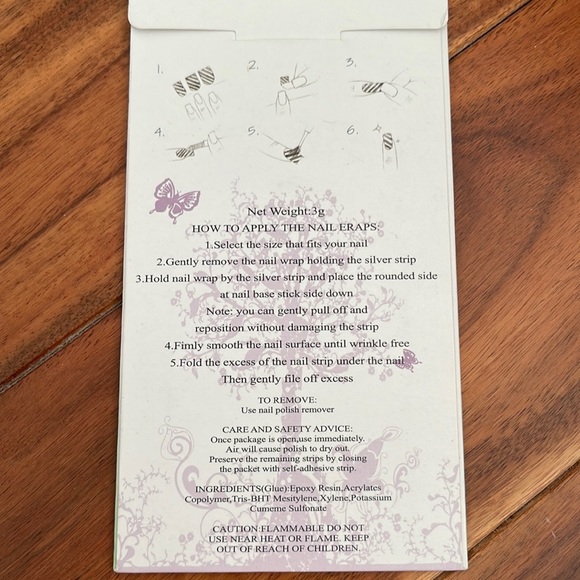 Nail foil stickers - Picture 3 of 3